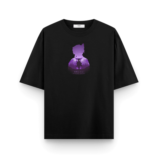 Shinobu Insect Hashira Oversized T-Shirt  Anime Streetwear Statement front