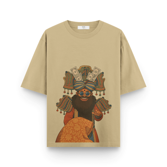 Money Maharaja Oversized T-Shirt – Desi Swag Meets Royal Vibes