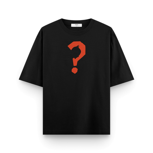 Premium Embroidered Batman Riddler Silhouette T-Shirt – Oversized Heavyweight Streetwear