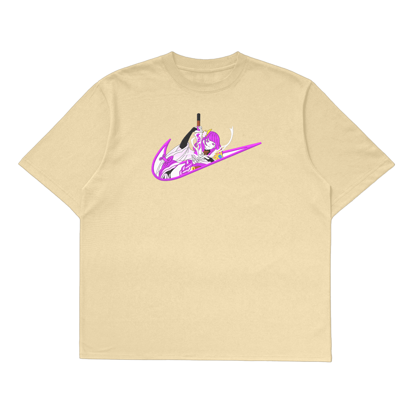 raiden shogun oversized t-shirt beige