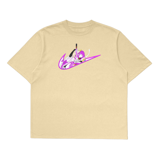 raiden shogun oversized t-shirt beige