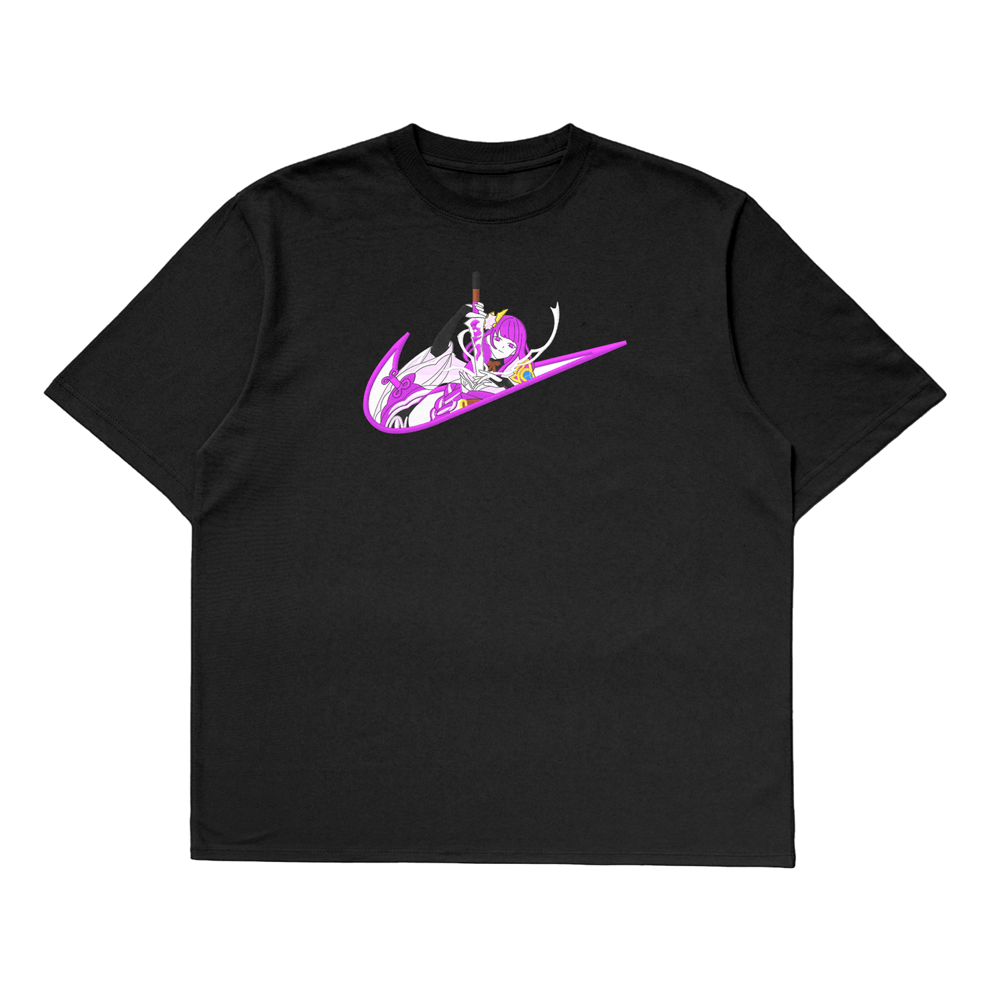 raiden shogun oversized t-shirt black