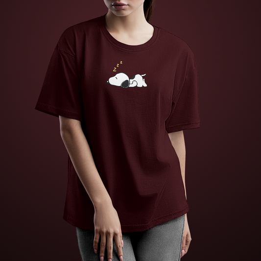 Sleeping Dog Oversized T-Shirt Minimal Unisex Streetwear India