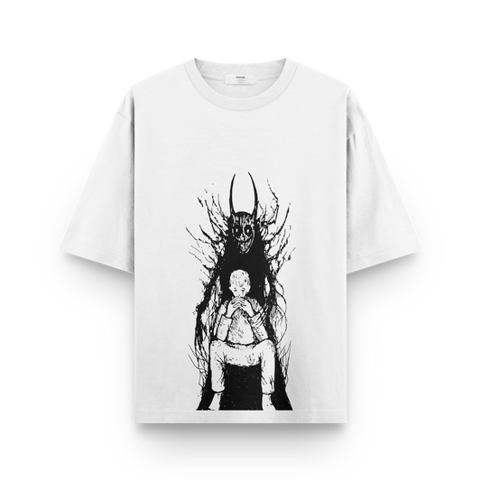 Dark Shadow Boy T-Shirt - Evil Shadow Graphic Tee with Mysterious Dark Art | Gothic & Edgy Design