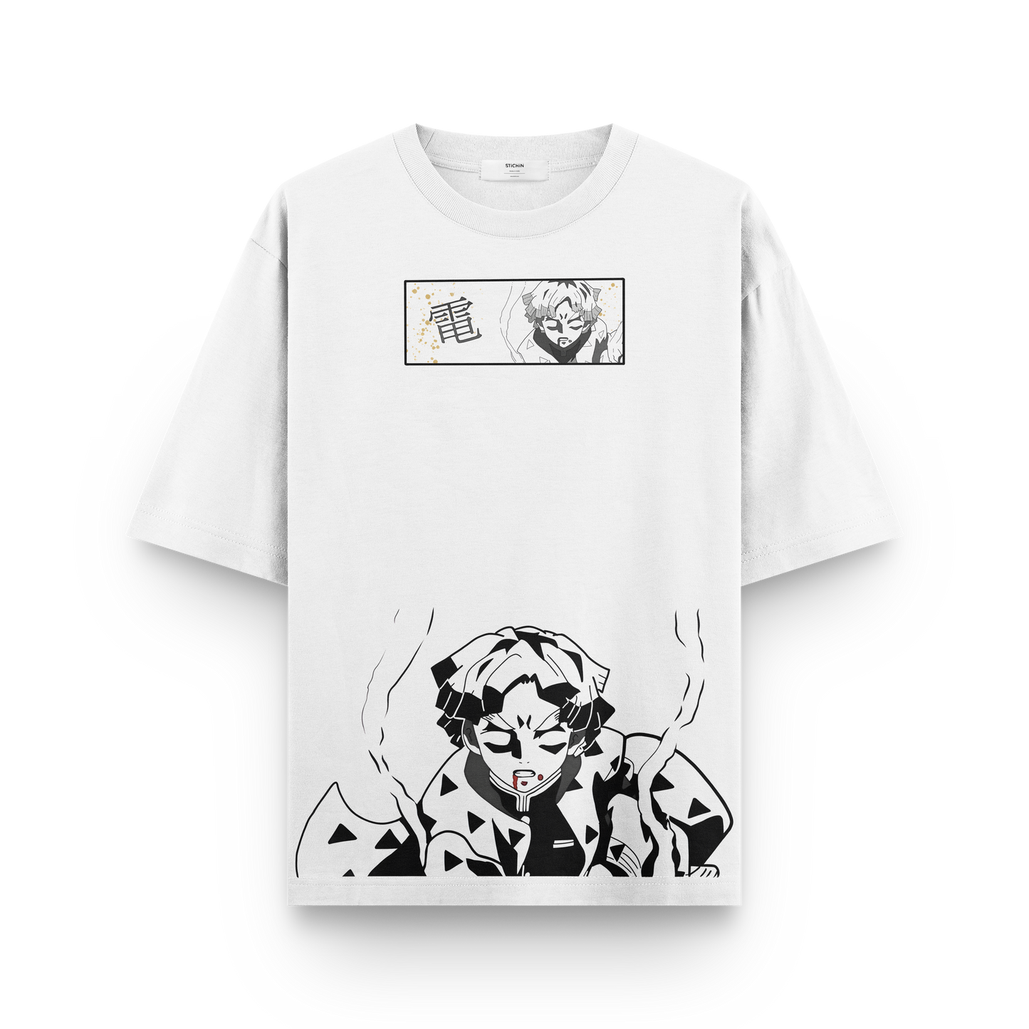 Zenitsu Demon Slayer T-Shirt – Dynamic Anime Graphic Tee for Zenitsu Fans