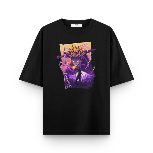 Future Warrior Trunks Oversized T-Shirt – Purple Storm Aesthetic