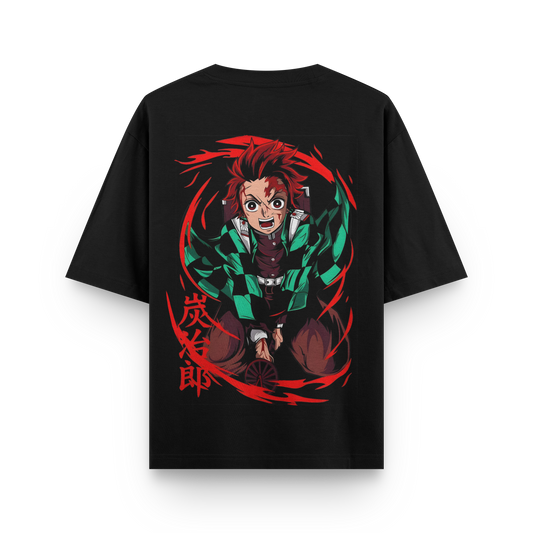 Tanjiro Demon Slayer T-Shirt – Epic Anime Graphic Tee for Tanjiro Fans