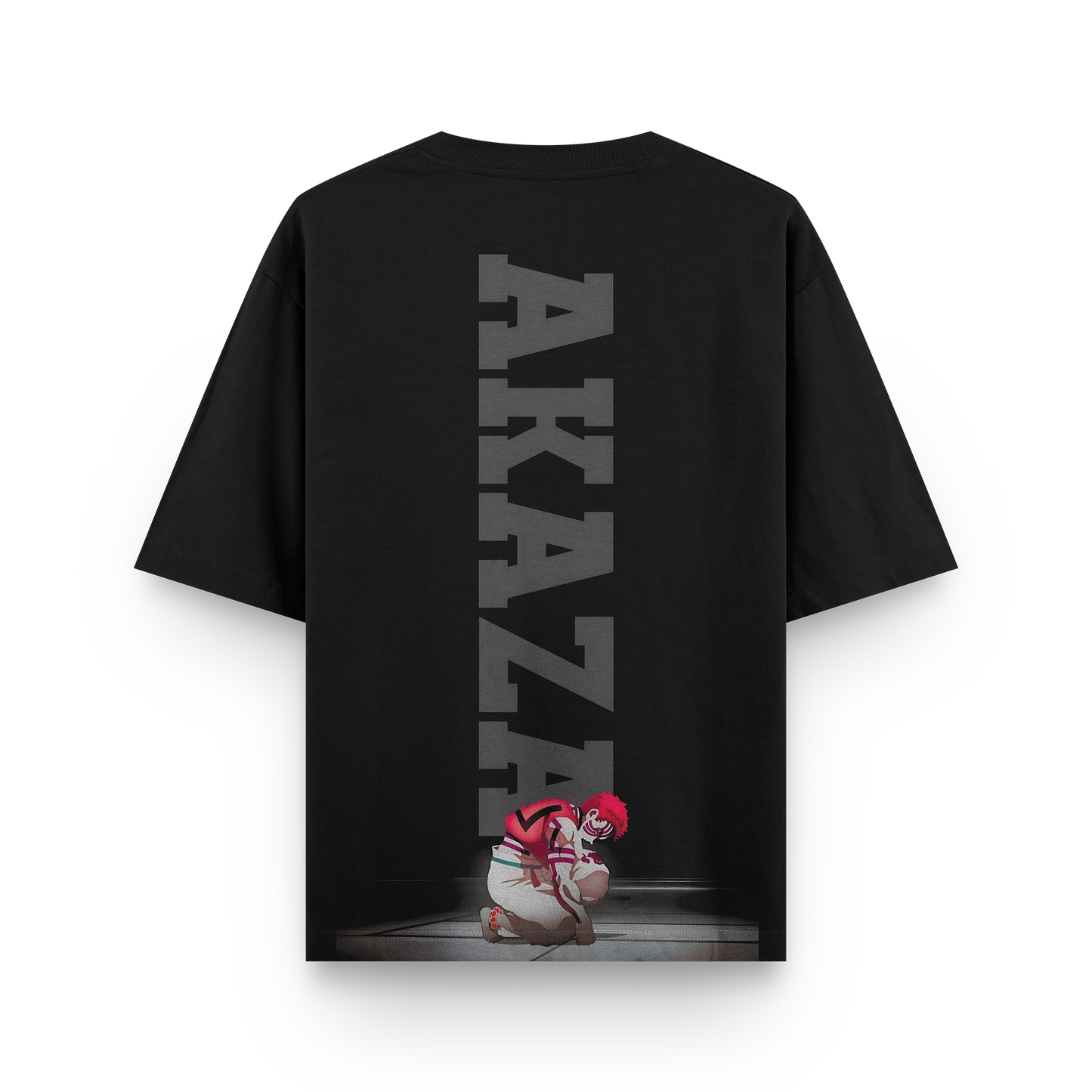 Akaza Tribute Oversized T-Shirt – Demon Slayer Aesthetic Drop
