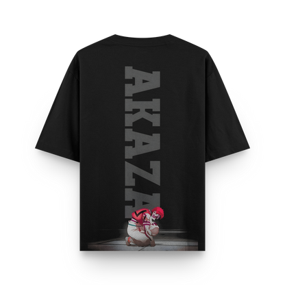 Akaza Tribute Oversized T-Shirt – Demon Slayer Aesthetic Drop