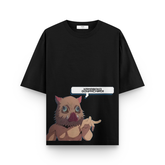 Inosuke Beast Mode - Demon Slayer Anime Oversized T-Shirt