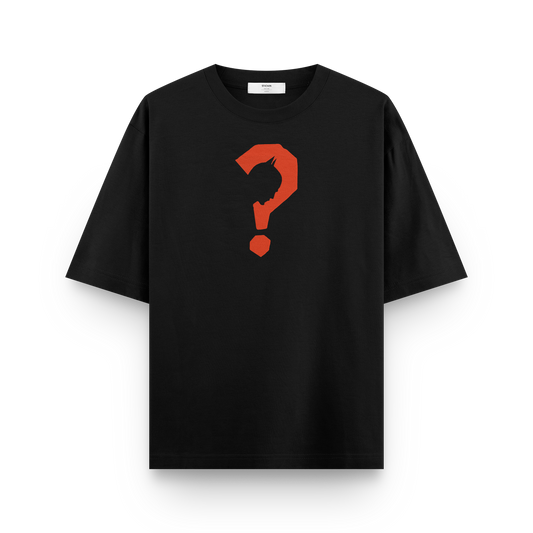 Premium Embroidered Batman Riddler Silhouette T-Shirt – Oversized Heavyweight Streetwear