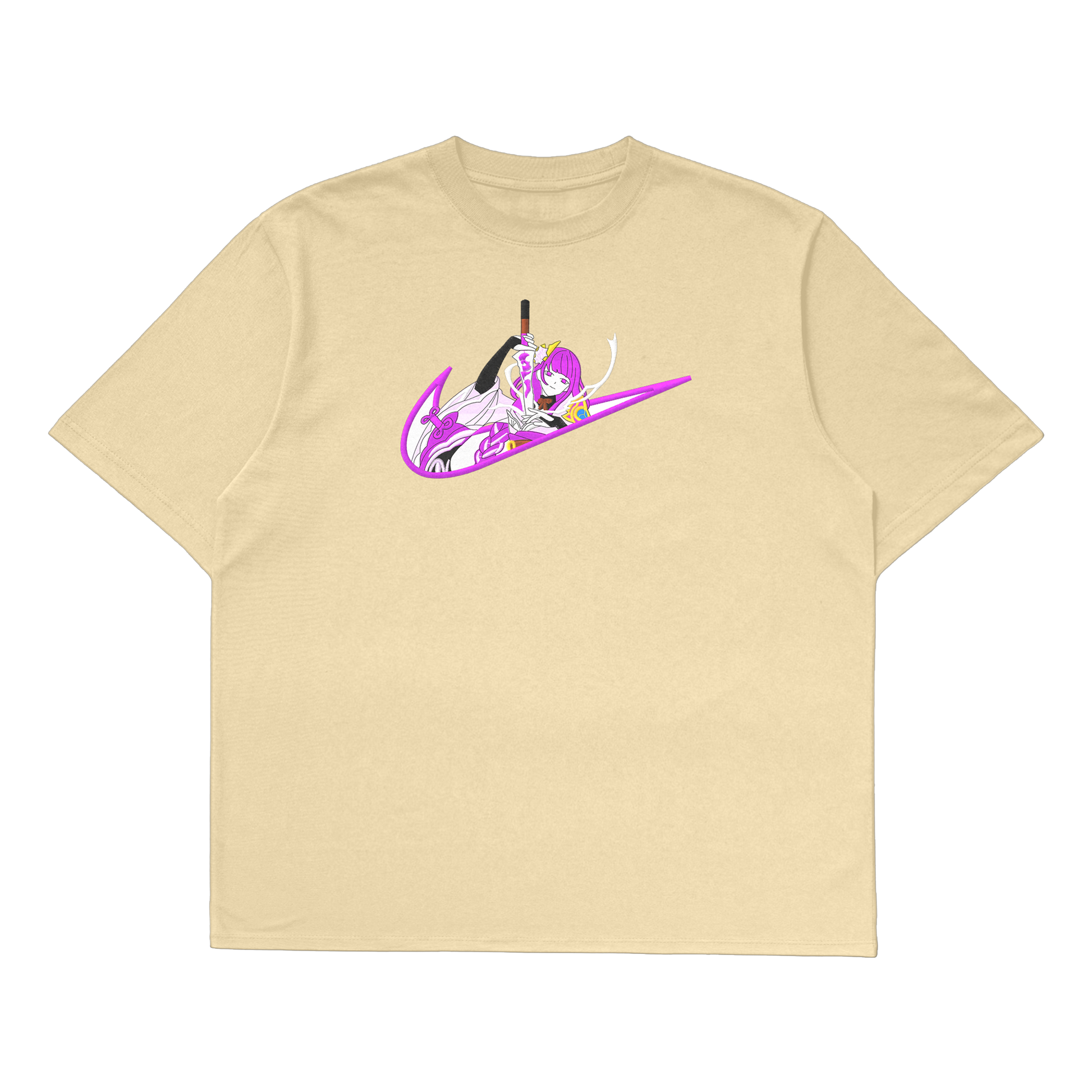 raiden shogun oversized t-shirt beige