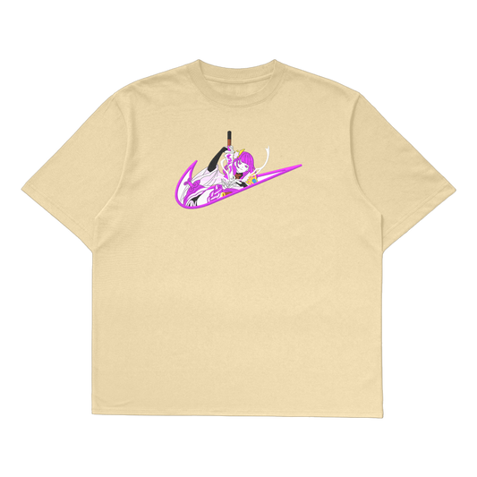 raiden shogun oversized t-shirt beige